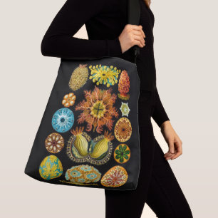 sea life sea creatures print crossbody bag