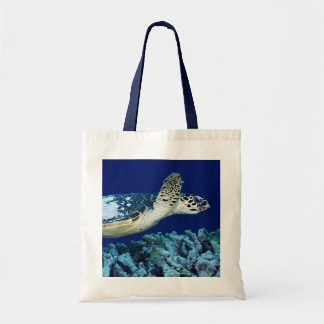 Sea Life - Sea Turtle Tote Bag (Front)