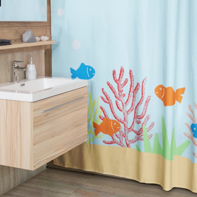 Sea Life Shower Curtain (Creator Uploaded)