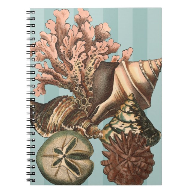 Sea Life Silhouette Notebook (Front)
