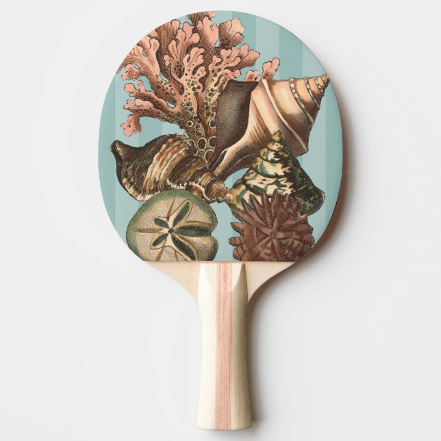 Sea Life Silhouette Ping Pong Paddle (Front)