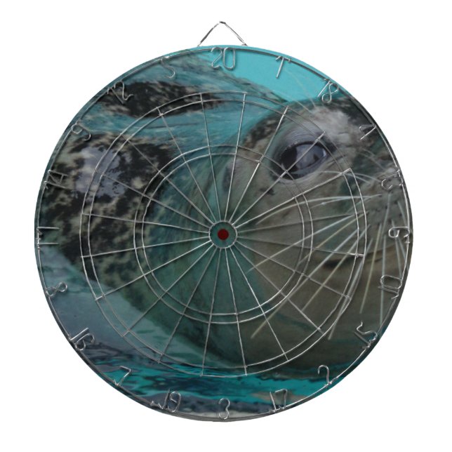Sea Life, Sweet Swimming Seal Dartboard (Front)