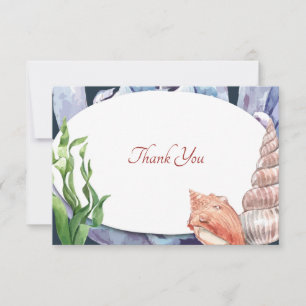 Sea Life Thank You Card