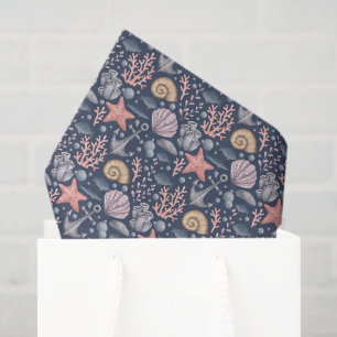 Sea Life Tissue Paper, Ocean Gift Wrap Paper