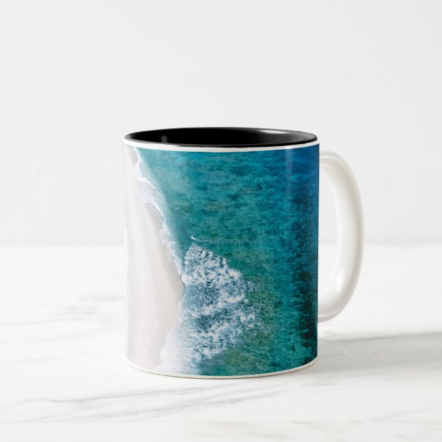 Sea Life Two-Tone Coffee Mug (Front Right)