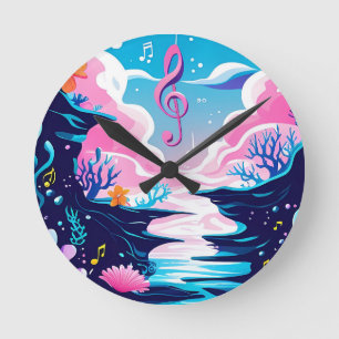 Sea Life Wall Clock