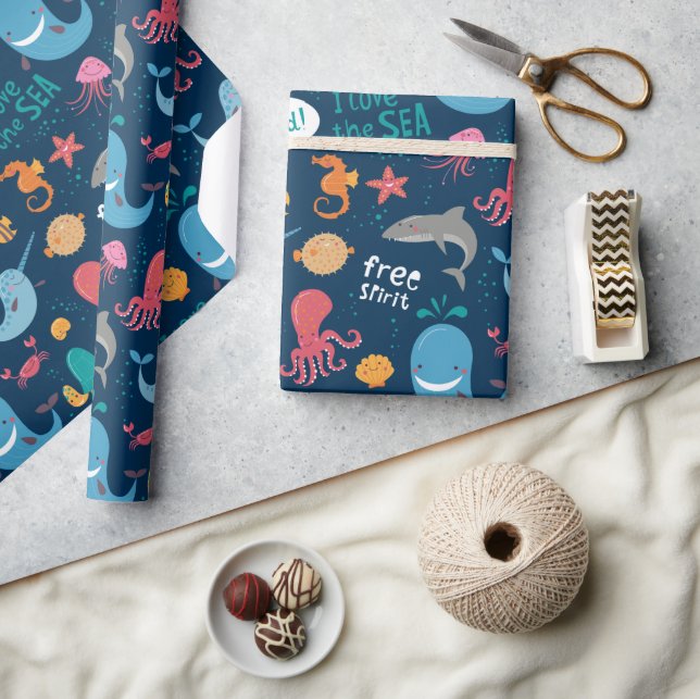 Sea Life Wrapping Paper (Crafts)
