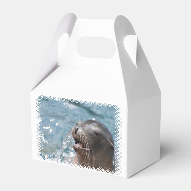 Sea Lion Favour Box (Front Side)