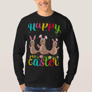 Sea Lion Funny Easter Egg Bunny Sea Lion Happy Ea T-Shirt