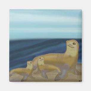 Sea Lion Habitat Magnet