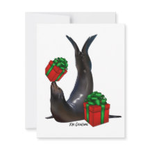 Sea Lion - holiday card