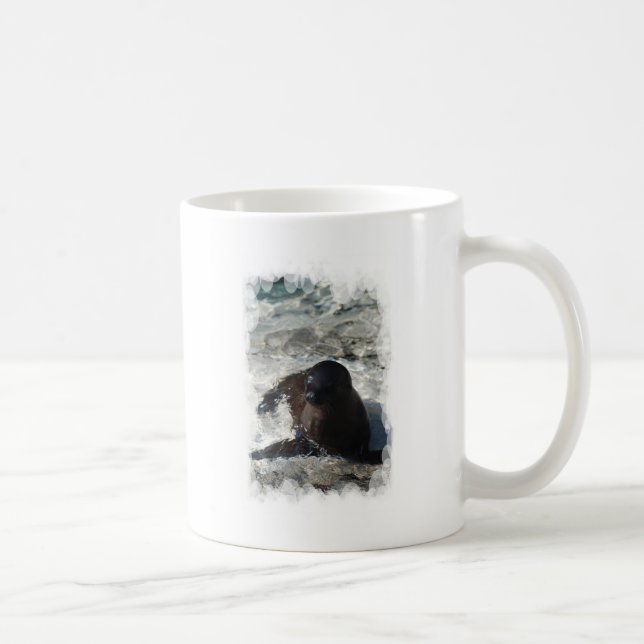 Sea Lion Pup Coffee Mug (Right)