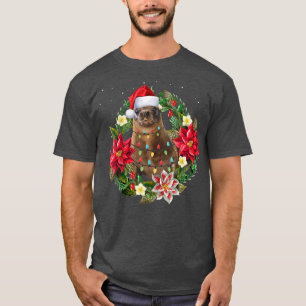 Sea lion With Christmas Lights Matching Family T-Shirt