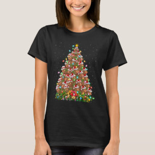 Sea Lion Xmas Lights Santa Sea Lion Christmas Tr T-Shirt