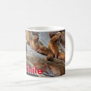 Sea lions in Patagonia, Chile Coffee Mug