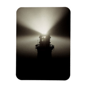 Sea Mist Galleyhead Lighthouse   West Cork Ireland Magnet