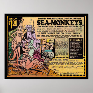 Sea Monkeys Poster