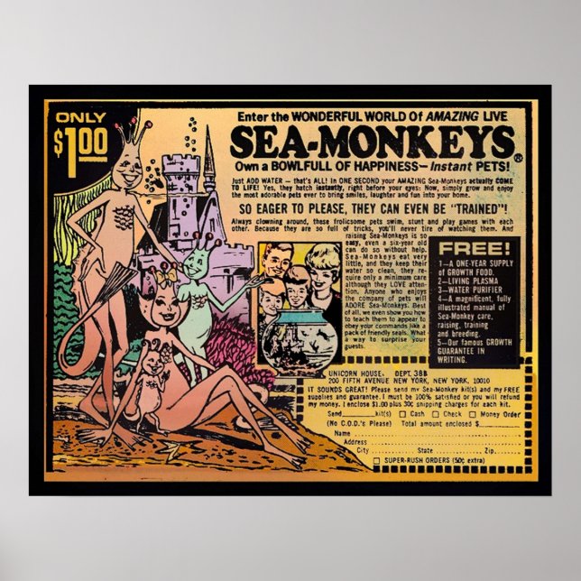 Sea Monkeys Poster (Front)