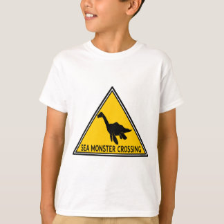 Sea Monster Crossing Logo T-Shirt