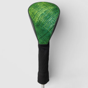 Sea Monster in Bright Green Faux Leather Golf Head Cover