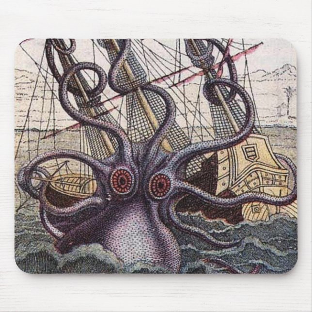 Sea Monster Mousepad (Front)