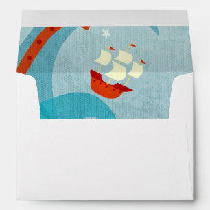 Sea Monster Sailing Envelope