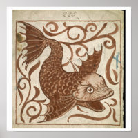 Sea Monster (w/c on paper)