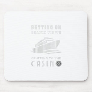 Sea-nic Views Cruising To The Casino Roulette Naut Mouse Pad