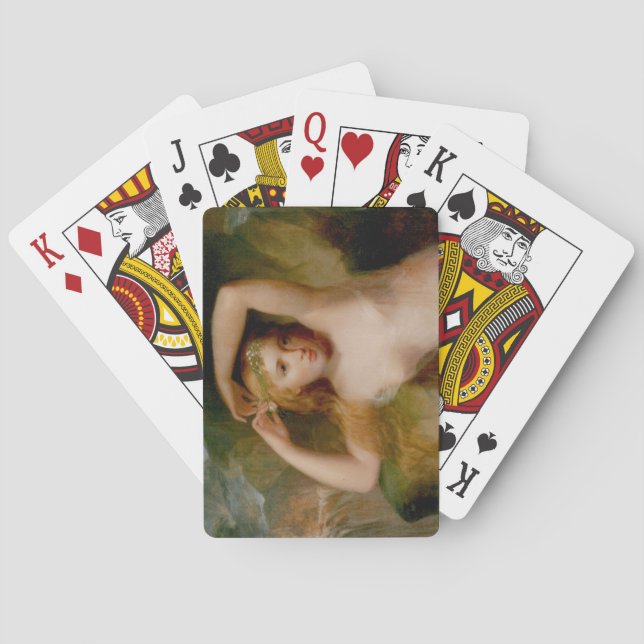 Sea Nymph (by Thomas Sully) Playing Cards (Back)