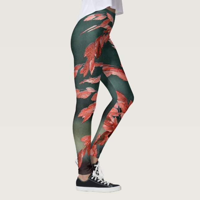 Sea Oats Abstract Leggings (Right)
