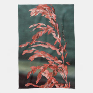 Sea Oats Abstract Tea Towel