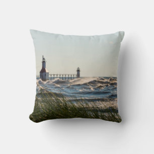 Sea Oats And St Joseph Cushion