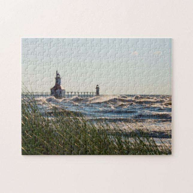 Sea Oats And St Joseph Jigsaw Puzzle (Horizontal)