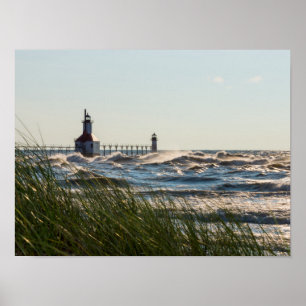 Sea Oats And St Joseph Poster