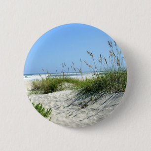 Sea Oats at Ocracoke 6 Cm Round Badge