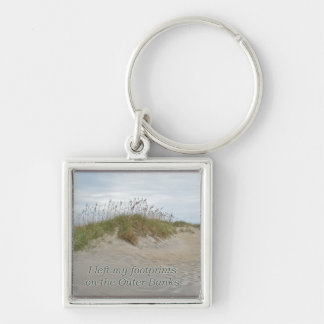 Sea Oats on Sand Dune Outer Banks NC Key Ring