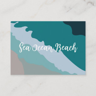 Sea Ocean Beach House Business Card