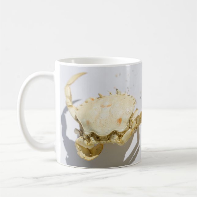 Sea Ocean Crab Shell Creature Coffee Mug (Left)