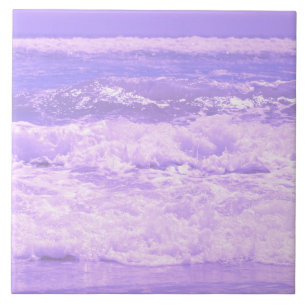 Sea Ocean Nature Waves Foam Water Ceramic Tile