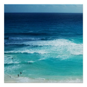 Sea of Cancun Mexico Poster