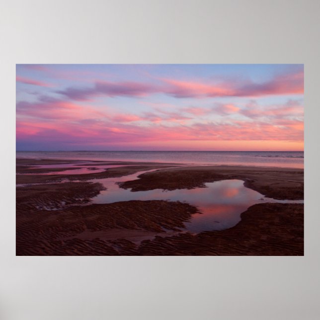 Sea Of Cortez At Dusk Poster (Front)