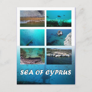 Sea of Cyprus postcard