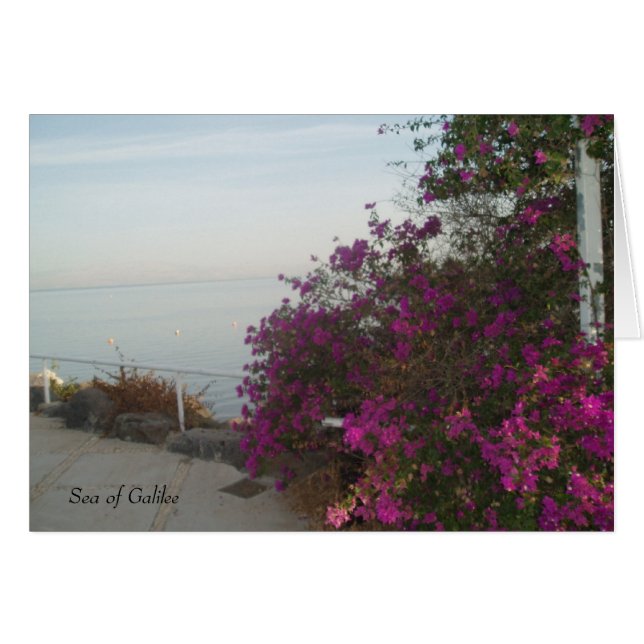 Sea of Galilee Card (Front Horizontal)