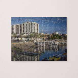 Sea of Galilee-Lake Tiberias waterfront, dawn Jigsaw Puzzle