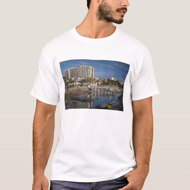 Sea of Galilee-Lake Tiberias waterfront, dawn T-Shirt (Front)