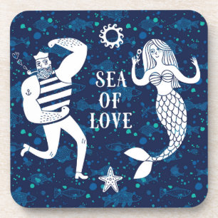 Sea Of Love Poster Coaster