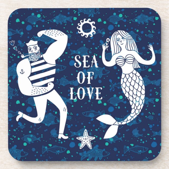 Sea Of Love Poster Coaster (Front)