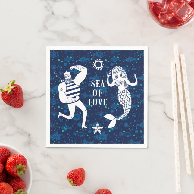 Sea Of Love Poster Napkin (Insitu)