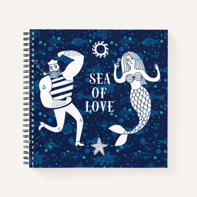 Sea Of Love Poster Notebook (Front)