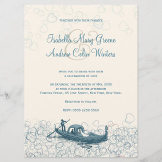 Sea of Love Wedding Invitation